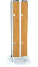 Divided cloakroom locker ALDERA with feet 1920 x 500 x 500
